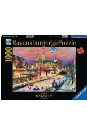 New sealed Ravensburger 1000pcs Adult Puzzle- Ottawa Winterlude Festival